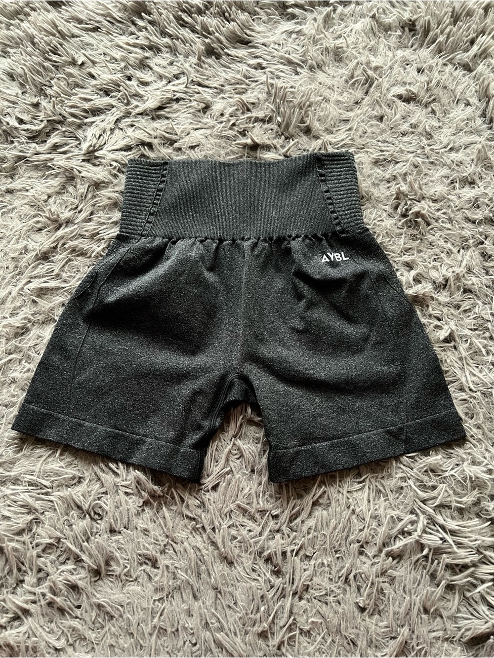 AYBL Speckle Black Balance V2 Seamless Shorts